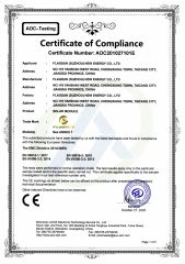 CE-EMC-1 certificate from Flagsun (Suzhou) New Energy Co., Ltd.