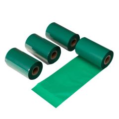 Self Adhesive Barcode Label Printing Resin Green Barcode Printer Ribbon - Image 1