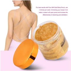 Custom 24K Gold Collagen Hydrating Face Scrub & Exfoliating Body Scrub - Image 3
