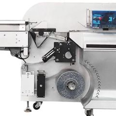 Automatic Coding Horizontal Biscuit Bread Chocolate Buns Candy Energy Bars Pillow Wrapping Flow Packing Machine - Image 6