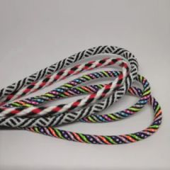 Factory Direct Custom Twill Thread Fancy Pattern Coat Rope Shoelace Hand Rope - Image 1