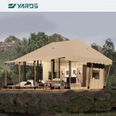 Glamping Luxury Resort Tent for Sale Waterproof Glamping Safari Tent - Guangdong Yashe Construction Technology Co., Ltd.