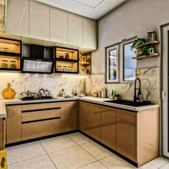 UPVC Modular Kitchen Designing Service Style Modern, Sleek Maintenance Level Low Aesthetic Finish Vibrant Climate Suitability Humid - Image 3