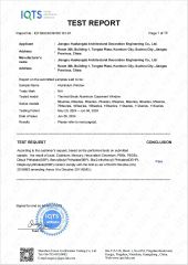 ROHS-Aluminum Window-TEST REPORT certificate from Shanghai Love Rain Window and Door Co.,Ltd.