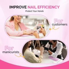 Portable PU Leather Nail Arm Rest - Image 5