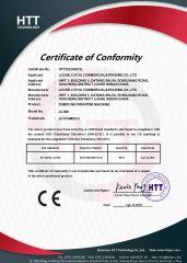 CE certificate from Luohe Juyou Commercial & Trading Co., Ltd.