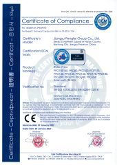 CE Certificate certificate from Jiangsu Pengfei Group Co., Ltd.