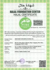 Halal certifacate certificate from Guangdong Bingbing Health Care Products Ltd.