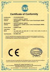 CE - RUBBER HOSE certificate from QINGDAO EASTOP COMPANY LIMITED