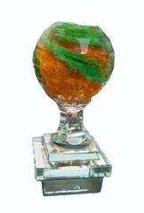 7 Inches Railing Glass Ball Shape Round Length 7 Inches Features Rust Proof Surface Finish Glossy Product Material - Image 2