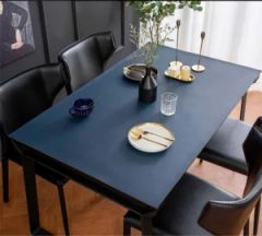 LFGB Tablecloth Waterproof PU PVC Leather Kitchen Table Runner Mat Desk Mats - Image 1