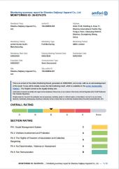 BSCI certificate from Guangzhou Huanghu Apparel Co., Ltd.
