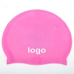 Customized Printed Logo Brand Suitable Seamless Silicone Swimming Caps - Image 4