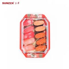 Ziploc Disposable Food Containers Anti-Scratch Disposable Plastic Takeaway Food Packaging Sushi Box - Image 5