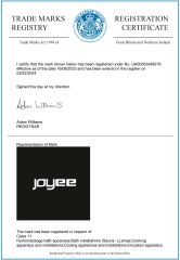 TM in UK certificate from GUANGZHOU JOYEE WELLNESS TECHNOLOGY CO., LTD.
