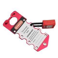 Heavy-Duty Lockout Tagout Hasp with Multiple Padlock Slots Trademark QVAND Model NO. M-D24 Lock Hole Size 8mm Color - Image 4