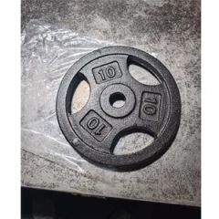 Cast Iron Gym Barbell Weight Plate 26mm 1.2m 10kg 2.5/5/10/25/35/45lb Black 1Y MOQ100 - Image 6