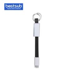 Bestsub Sublimation Portable Data Cable Keychain (Small, Black) - Image 2