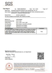 ROHS CERTIFICATE certificate from Zhejiang Shuangyin Science And Technology Co., Ltd.