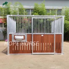 Hot DIP Galvanized Equine Equipment Steel Internal Horse Stable Stall with Sliding Door - Image 2