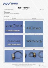 Salt Spray Test for Hose Clamps-1 certificate from Wenzhou Meters Int'l Trade Co., Ltd.
