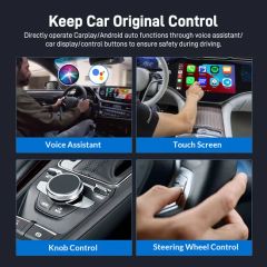 2 in 1 Wireless Carplay Adapter & Android Auto Wireless Adapter Plug&Play Low Latency Fast Connect - Image 5