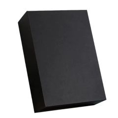 Unique Black Rectangular Cardboard Packaging Lid and Base Gift Candle Boxes - Image 3