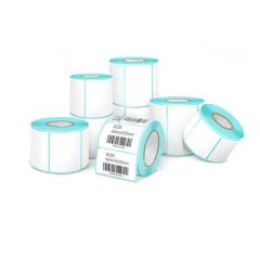 Heat Transfer Thermal Barcode Labels Direct Thermal Sticker Paper Roll - Image 1