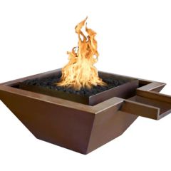Swimming Pool Fire Bowl Outdoor Firepit with Water Feature Pool Fire Pits - Image 6