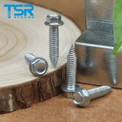 Bi-metal Double Twin Thread Thin Sheet Self Tapping Screws For Aluminum and Steel Profile Sheets - Image 2