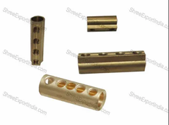 Bronze And Silver Electrical Connector Condition New Color Bronze And Silver Size Specification or as per custom design or - Image 1