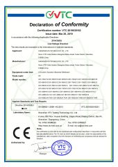 LVD certificate from Shenzhen DS Technology Co., Ltd.