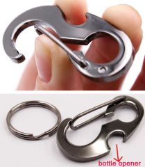 Small Size Round Shape Cheap Carabiner Metal Snap Hook Logo Custom Color Silver Condition New OEM/ODM Accepted Special Snap - Image 5