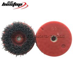 4" Silicon Carbide Polishing Brush for Making Antique Surface - Xiamen Bestop Diamond Tools Co., Ltd.