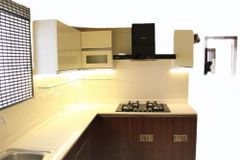 Modern Plywood Modular Kitchen Shutter Style Split Material Plywood Position Interior Appearance Modern Door Type Vertical - Image 1