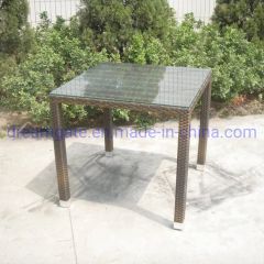Easy Clean Light Weight Aluminum Rattan Nail Table - Image 2