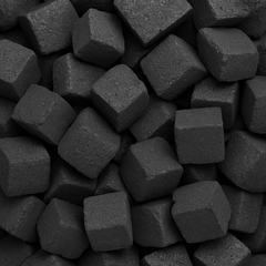 Premium Coconut Charcoal Briquette, 25mm Cube – Shisha Grade – product photo 2, product detail gallery