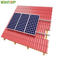 Pitched Tile Roof Solar Mounting Bracket with Roof Hook Origin Xiamen Trademark Wintop Application Home Type Roof - Xiamen Wintop New Energy Tech Co., Ltd.