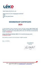 EPR_France_Packing certificate from Hebei Yushiyou Auto Parts Co., Ltd