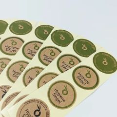 Seal Sticker Custom Bottle Jar Security Logo Labels Kraft Paper Tamper Proof Packaging Waterproof Sealing Stickers - Image 4