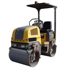 smooth road roller for asphalt compaction durable construction machine with strong vibration force suitable for highways roads parking lots and industrial site compaction work - Image 1