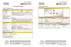 Factory SGS Report certificate from Foshan Nanhai Epe Truss Stage Equipment Co., Ltd
