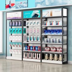 Single Side Shop Retail Display Stand Racks Supermarket Wooden Shelving - Image 5