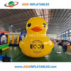 Custom Rubber Inflatable Yellow Duck Animal Character, Inflatable Cartoon Mascot Advertising - Image 1