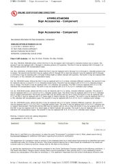 UL for LED light certificate from GUANGZHOU BLANC SIGN CO LTD