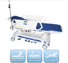 Hydraulic Emergency Rescue Patient Hospital Transport Trolley - Image 1
