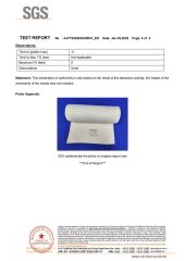 SGS certificate from Suzhou Nuomis High Performance Materials Co., Ltd.