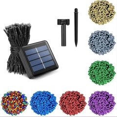 12m 100 LED Waterproof Solar String Lights Trademark JY Origin China IP Rating IP65 Model NO. SL72 Cell Type Solar Light Type - Image 1