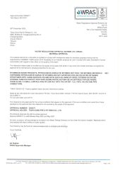 WRAS for BITUMEN certificate from TIANYI SUNS PIPE & FITTINGS CO., LTD.