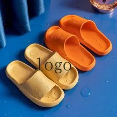 Processing Customized Small Wholesale EVA Couple Home Sandals Slippers Summer Burst Slippers - Image 4